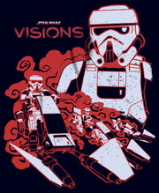 Men's Star Wars: Visions Stormtroopers in Action  Adult T-Shirt