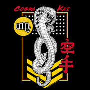 Men's Cobra Kai Snake Geometric Logo  Adult T-Shirt