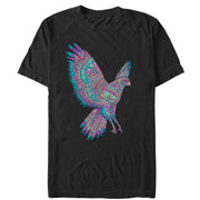 Men's Lost Gods Tribal Print Hawk  Adult T-Shirt