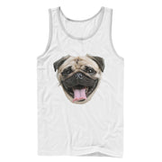 Men's Lost Gods Pug Time  Adult Tank Top