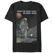 Men's NASA Mars Night Shift  Adult T-Shirt