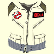 Men's Ghostbusters Venkman Official Uniform  Adult T-Shirt