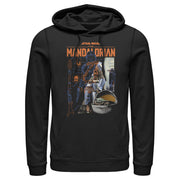 Men's Star Wars: The Mandalorian Din Djarin Schematics  Adult Pull Over Hoodie