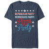 Men's Lost Gods Pizza Party Politics  Adult T-Shirt