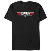 Men's Top Gun Red and White Movie Logo  Adult T-Shirt