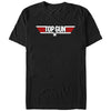 Men's Top Gun Red and White Movie Logo  Adult T-Shirt