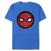 Men's Spider-Man: Beyond Amazing Mask Sketch Circle  Adult T-Shirt