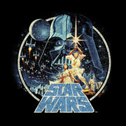 Men's Star Wars Classic Scene Circle  Adult T-Shirt