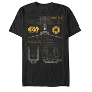 Men's Star Wars Rogue One Galactic Empire Cargo Transport  Adult T-Shirt