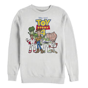 Men's Toy Story Character Logo Party  Adult Sweatshirt