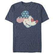 Men's Mickey & Friends Fourth of July Mickey Mouse Face  Adult T-Shirt