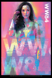 Men's Wonder Woman 1984 Pastel Glitch  Adult T-Shirt