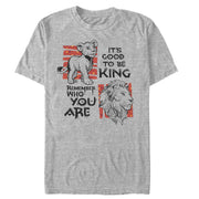 Men's Lion King Good to Be King  Adult T-Shirt