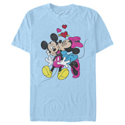 Men's Mickey & Friends Valentine's Day Minnie Mouse Smooch  Adult T-Shirt