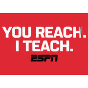 Men's ESPN You Reach. I Teach.  Adult T-Shirt