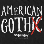 Men's Wednesday American Goth  Adult T-Shirt