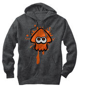 Men's Nintendo Splatoon Orange Inkling Squid  Adult Pull Over Hoodie