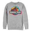 Men's Jurassic Park Groovy Tie-Dye Logo  Adult Sweatshirt