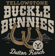 Men's Yellowstone Buckle & Bunnies Horseshoes Dutton Ranch  Adult T-Shirt