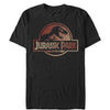 Men's Jurassic Park Earth Tone Logo  Adult T-Shirt