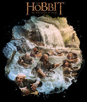 Men's The Hobbit: The Desolation of Smaug Dwarves River Ride  Adult T-Shirt