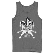 Men's Batman Joker Emblem  Adult Tank Top