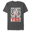 Men's Ghostbusters If You're a God You say Yes  Adult T-Shirt