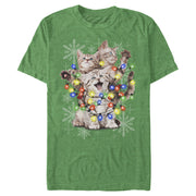 Men's Lost Gods Kitten Lights  Adult T-Shirt