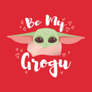 Men's Star Wars: The Mandalorian Valentine's Day The Child Be My Grogu  Adult T-Shirt