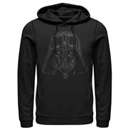 Men's Star Wars Darth Vader Helmet  Adult Pull Over Hoodie