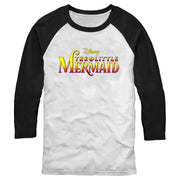 Men's The Little Mermaid Ariel Movie Logo  Adult Baseball Tee