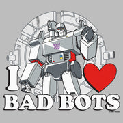 Men's Transformers Megatron I Love Bad Bots  Adult T-Shirt