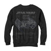 Men's Star Wars TIE Fighterprint  Adult Sweatshirt