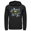 Men's Superman Logo Broken Chain  Adult Pull Over Hoodie