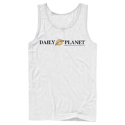 Men's Superman Daily Planet Logo  Adult Tank Top