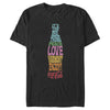 Men's Coca Cola Unity It's the Real Thing Bottle Logo  Adult T-Shirt