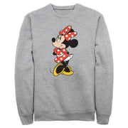 Men's Mickey & Friends Smiling Minnie Mouse Portrait  Adult Sweatshirt