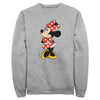 Men's Mickey & Friends Smiling Minnie Mouse Portrait  Adult Sweatshirt