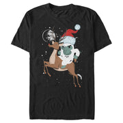 Men's Lost Gods Santa Yeti  Adult T-Shirt