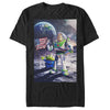 Men's Toy Story Buzz Lightyear Moon Landing  Adult T-Shirt