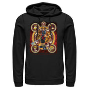 Men's Kingdom Hearts 2 Stained Glass Art  Adult Pull Over Hoodie