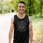 Men's Marvel Deadpool Gun Show  Adult Tank Top