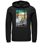 Men's Nintendo Legend of Zelda Japanese Cover Art  Adult Pull Over Hoodie