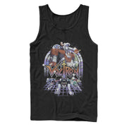 Men's Voltron: Defender of the Universe Retro Robot Lions  Adult Tank Top