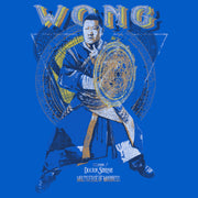 Men's Marvel Doctor Strange in the Multiverse of Madness Distressed Wong  Adult T-Shirt