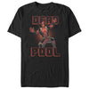 Men's Marvel Deadpool Stripes  Adult T-Shirt