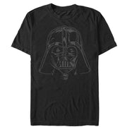 Men's Star Wars Darth Vader Helmet  Adult T-Shirt