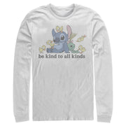 Men's Lilo & Stitch Be Kind to All Kinds  Adult Long Sleeve Shirt