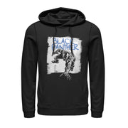 Men's Marvel Black Panther Paint Print  Adult Pull Over Hoodie