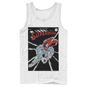 Men's Superman No.32 Comic Cover  Adult Tank Top